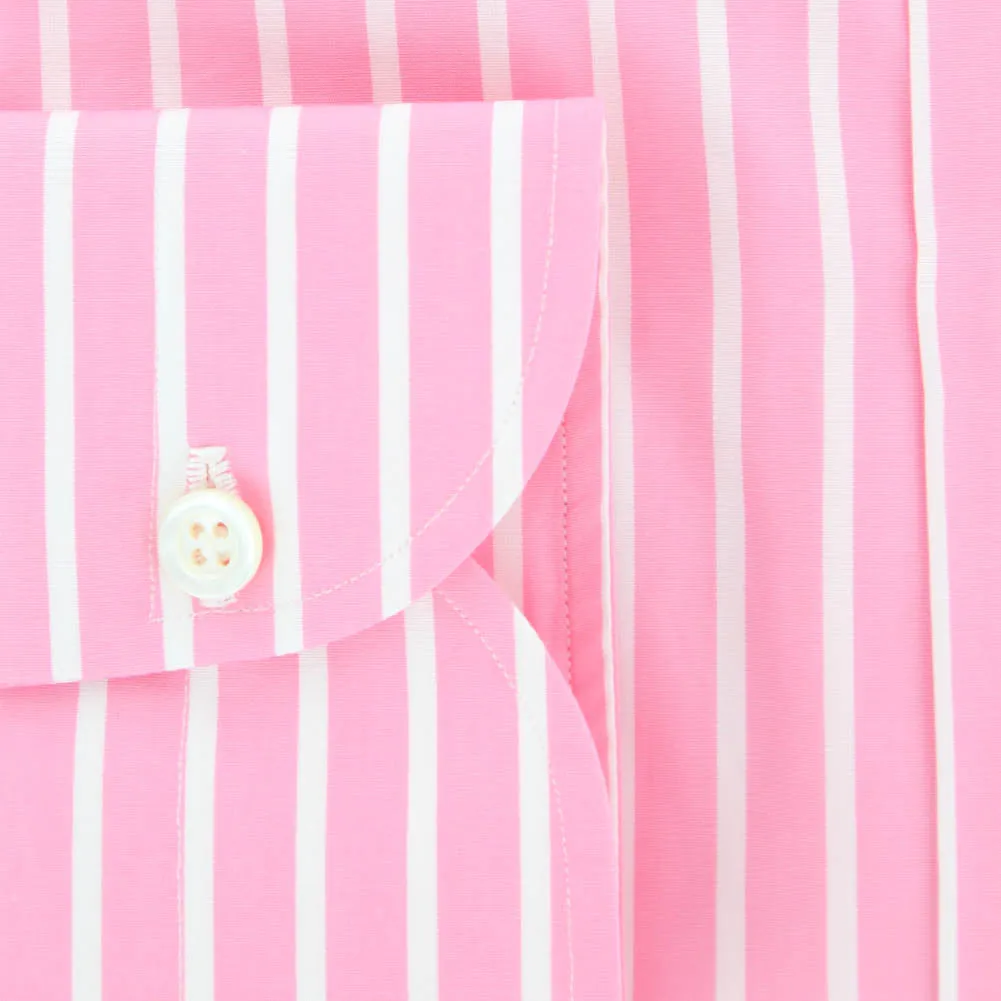 Luigi Borrelli Pink Shirt - Extra Slim - 15.75 US / 40 EU