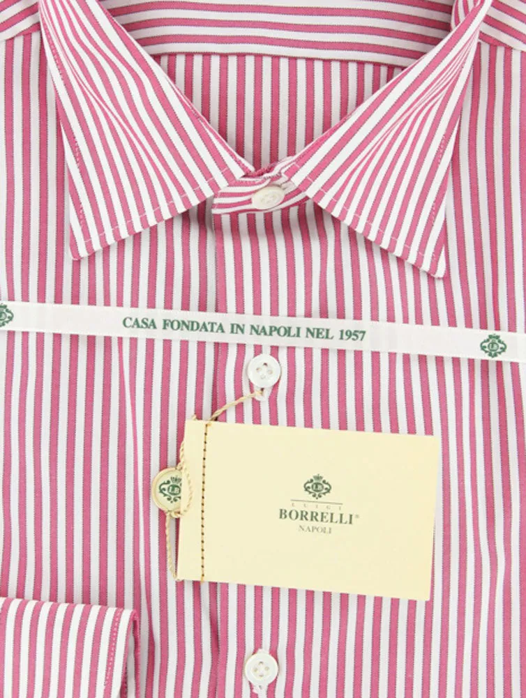 Luigi Borrelli Pink Shirt – Size: 15.5 US / 39 EU