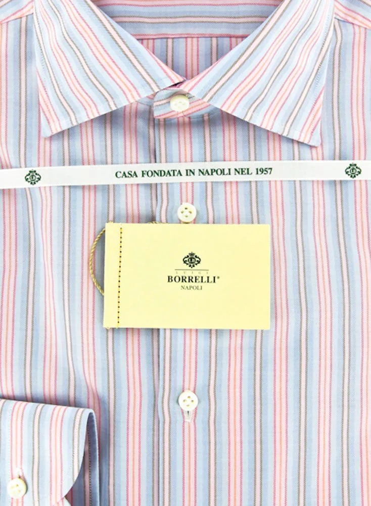 Luigi Borrelli Pink Shirt – Size: 16.5 US / 42 EU
