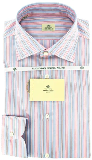 Luigi Borrelli Pink Shirt – Size: 16.5 US / 42 EU