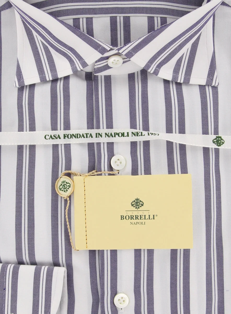 Luigi Borrelli Purple Shirt - 16.5 US / 42 EU