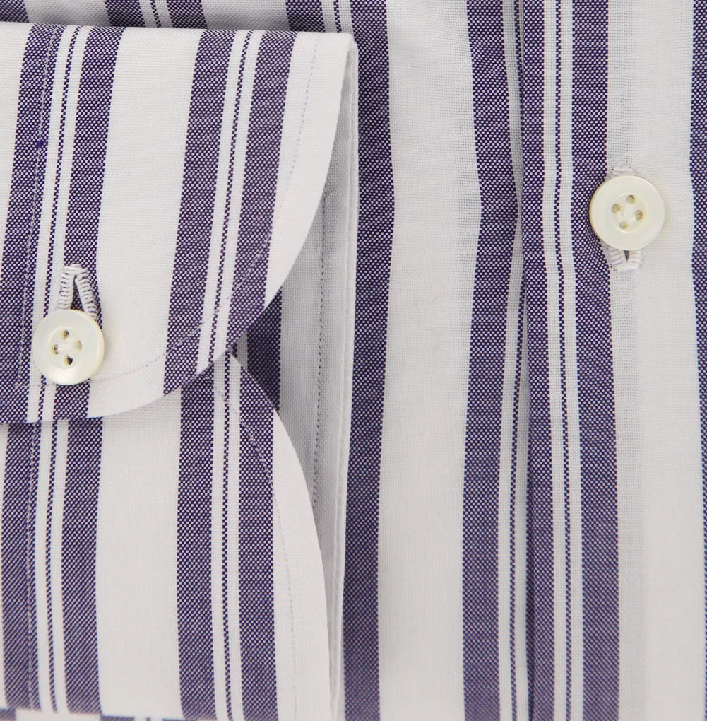 Luigi Borrelli Purple Shirt - 16.5 US / 42 EU