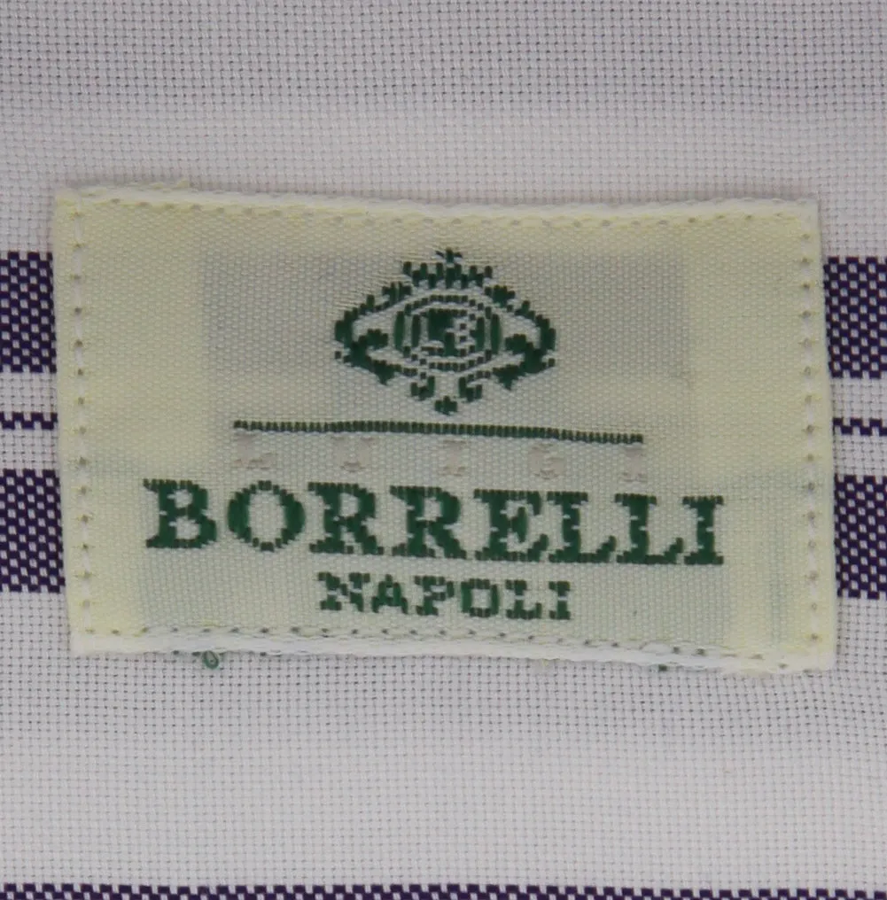 Luigi Borrelli Purple Shirt - 16.5 US / 42 EU