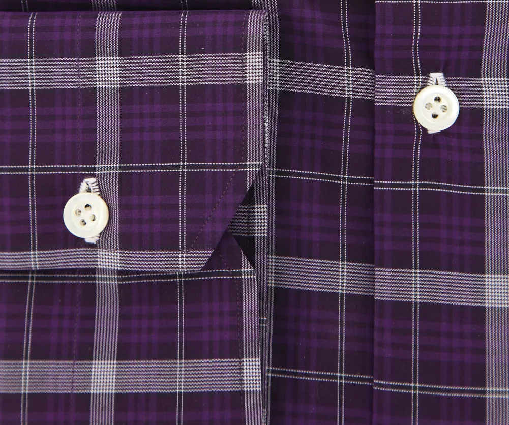 Luigi Borrelli Purple Shirt - 17 US / 43 EU