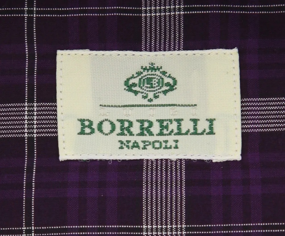 Luigi Borrelli Purple Shirt - 17 US / 43 EU