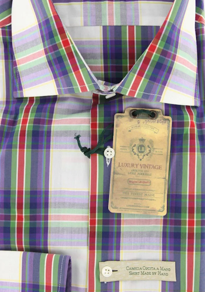 Luigi Borrelli Purple Shirt – Size: 15.75 US / 40 EU