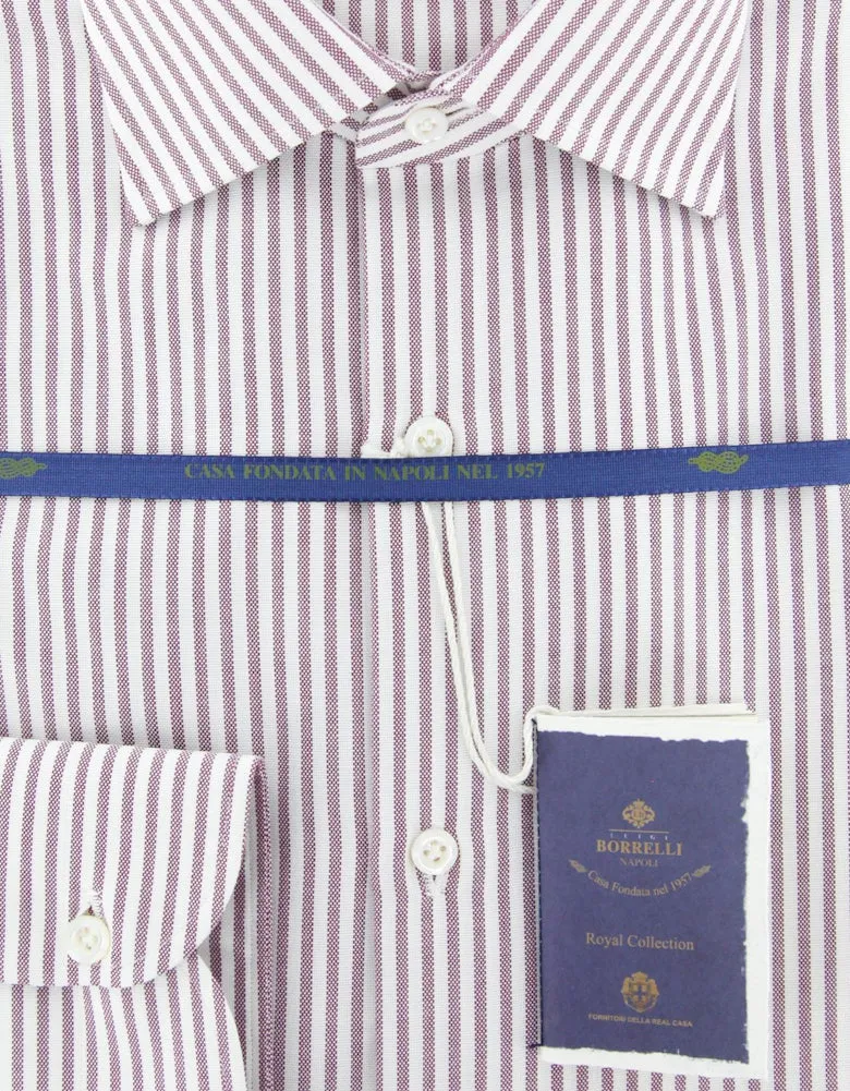 Luigi Borrelli Purple Shirt - Slim