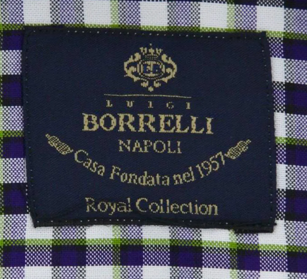 Luigi Borrelli Purple Shirt - Slim