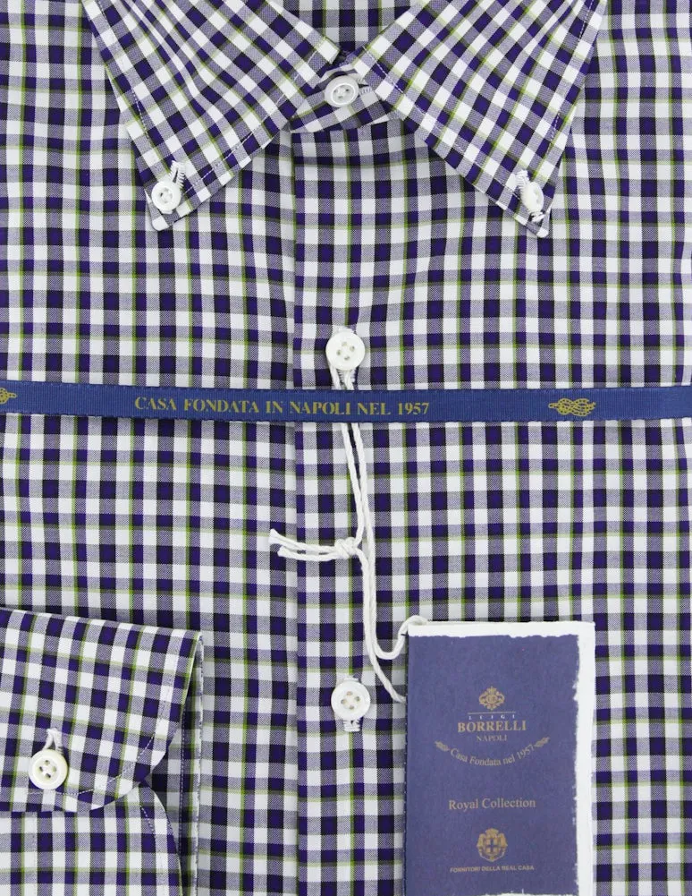 Luigi Borrelli Purple Shirt - Slim