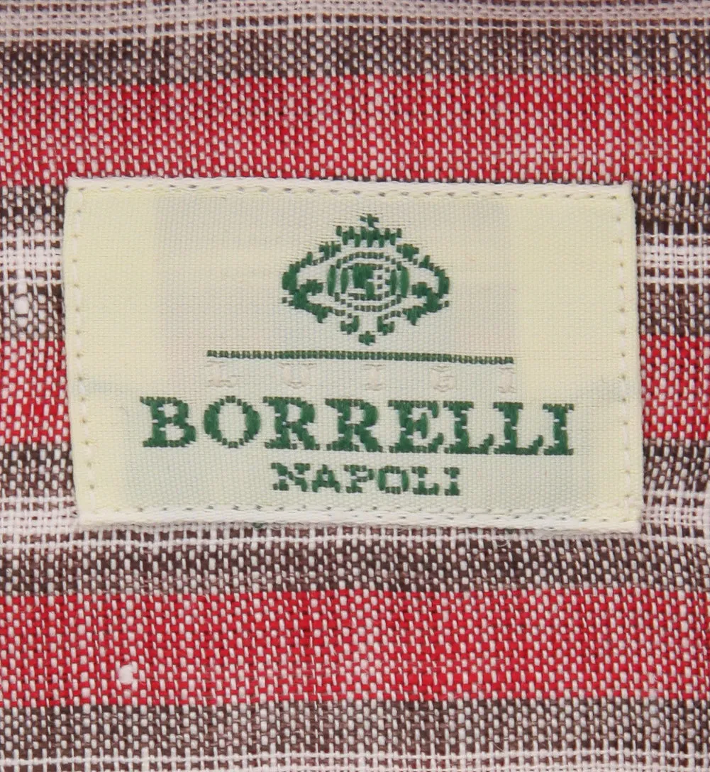 Luigi Borrelli Red Shirt - 15.75 US / 40 EU