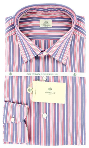 Luigi Borrelli Red Shirt – Size: 15.75 US / 40 EU