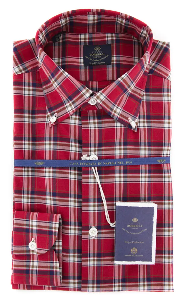 Luigi Borrelli Red Shirt - Slim