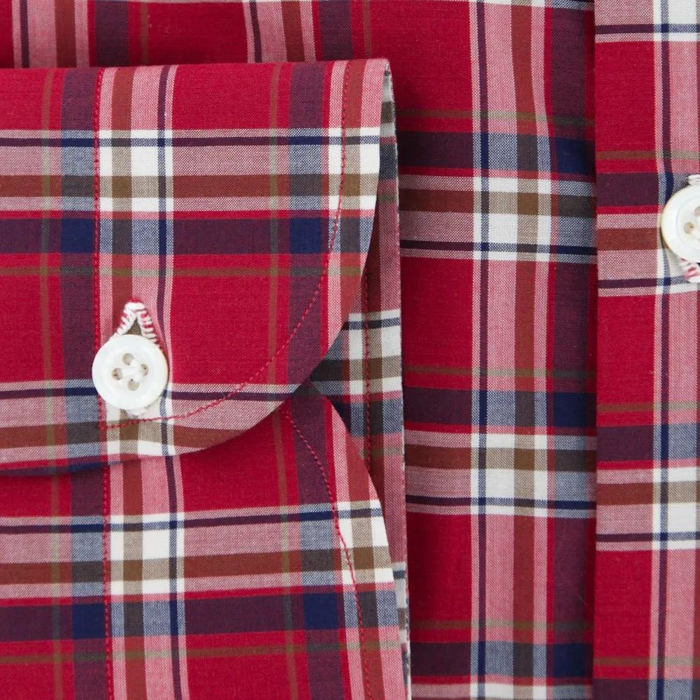 Luigi Borrelli Red Shirt - Slim