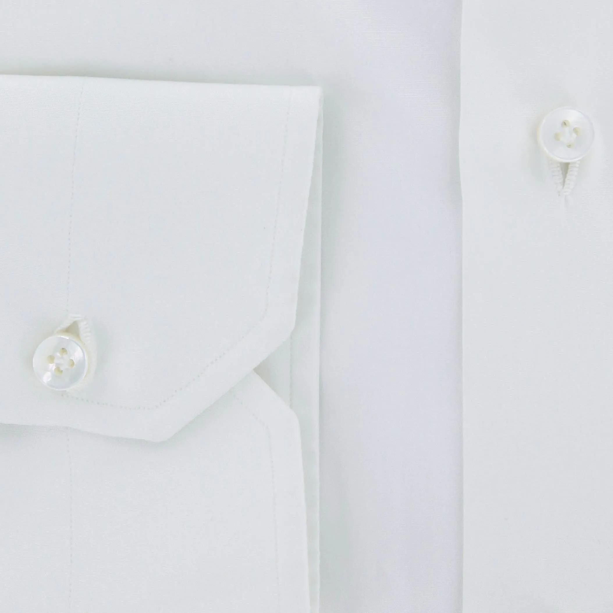Luigi Borrelli White Shirt - 17 US / 43 EU
