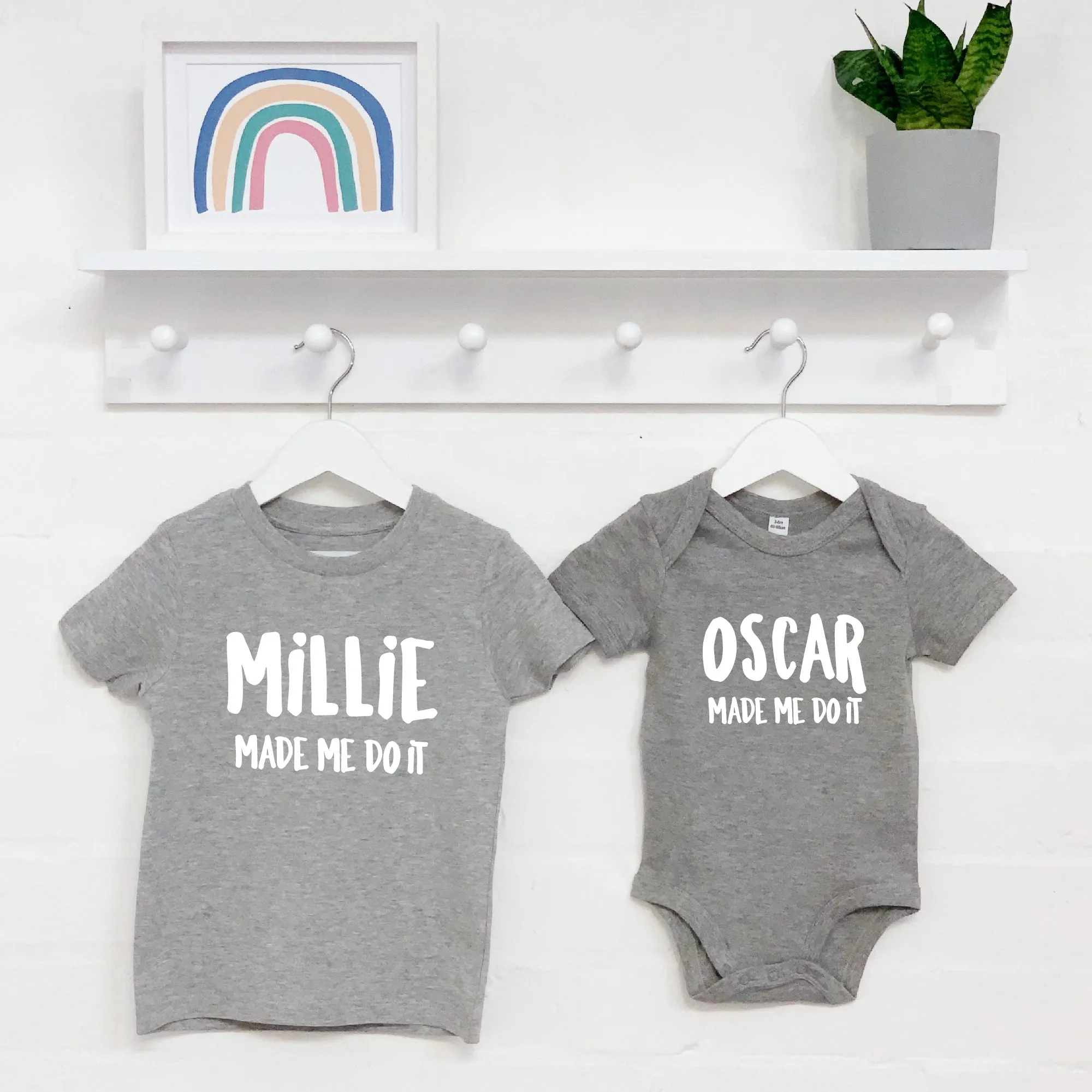 Made Me Do It Personalised Children's Clothing Set