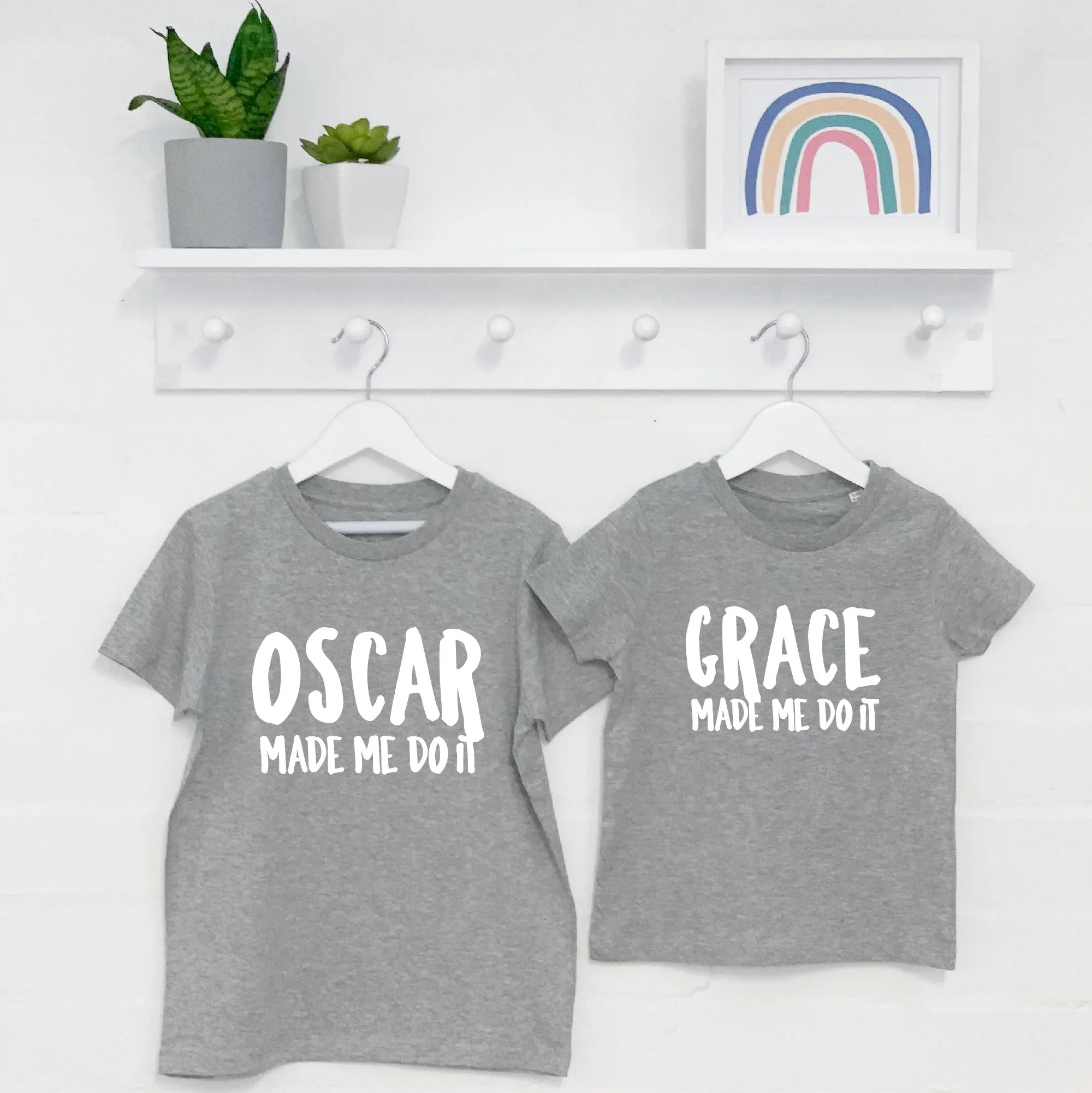 Made Me Do It Personalised Children's Clothing Set