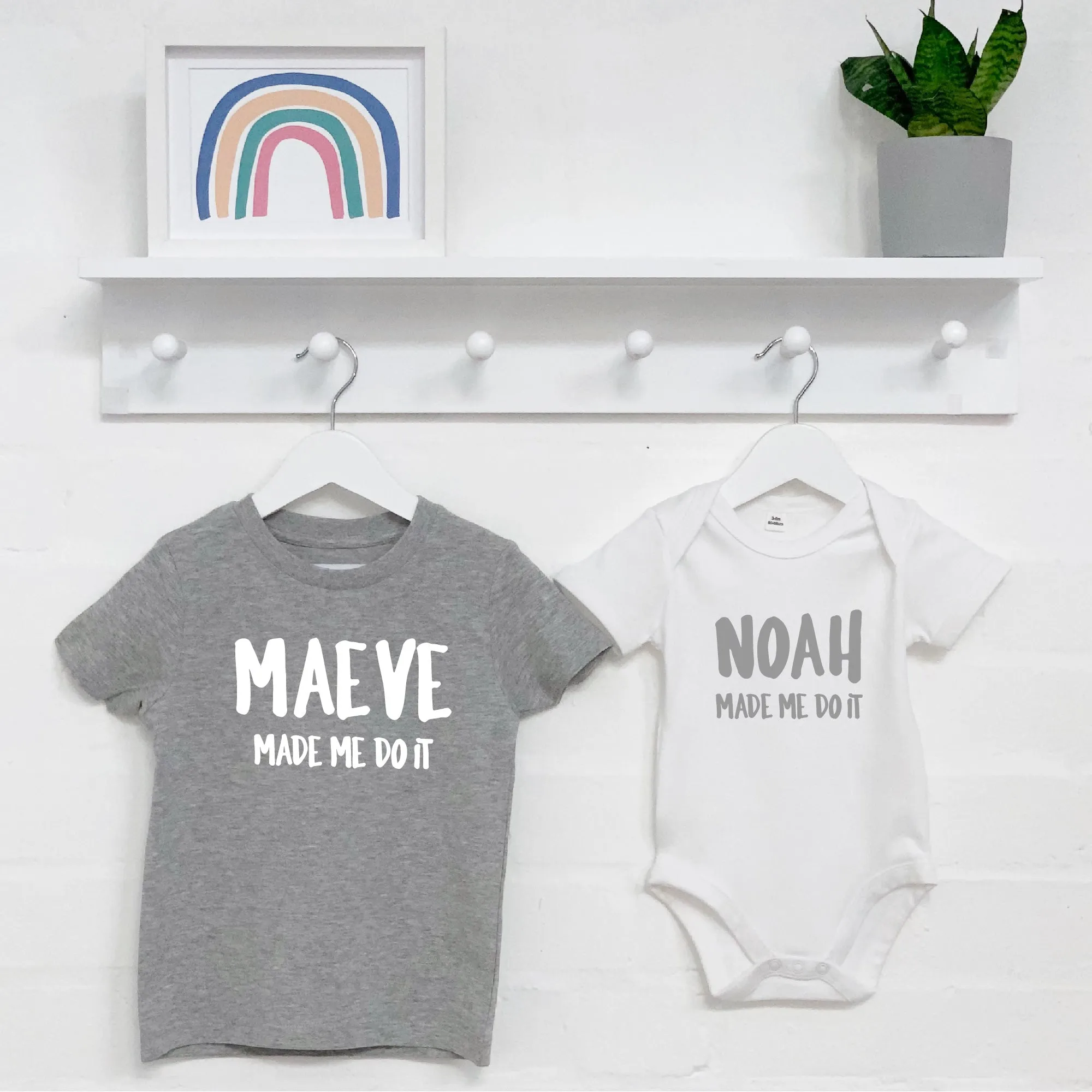 Made Me Do It Personalised Children's Clothing Set