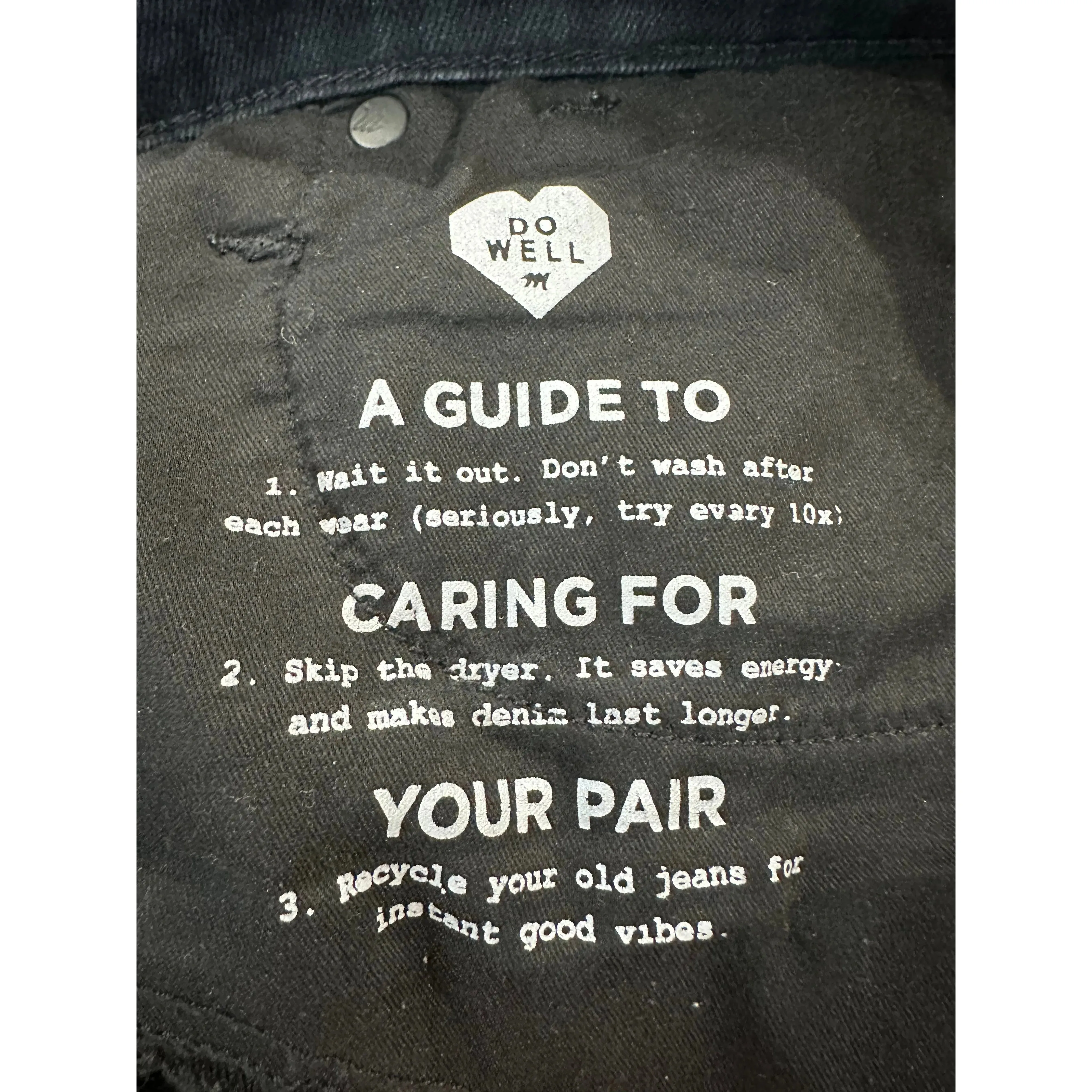 Madewell High Rise Black Skinny Jeans