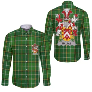 Malpas Long Sleeve Button Shirts Crest And National Plaid Style