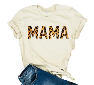Mama Leopard Shirt | Mom Shirt | Unisex Crew