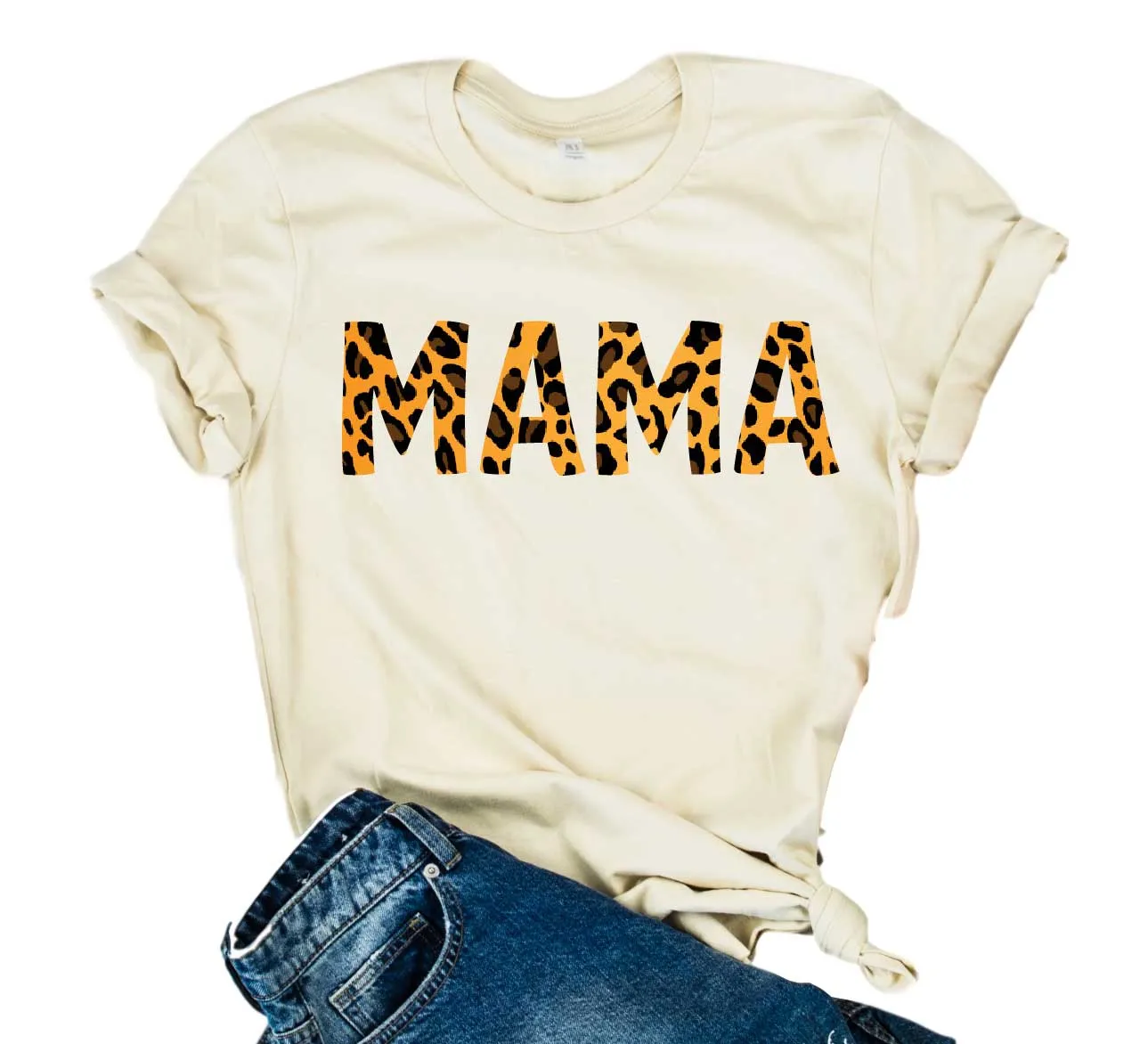 Mama Leopard Shirt | Mom Shirt | Unisex Crew