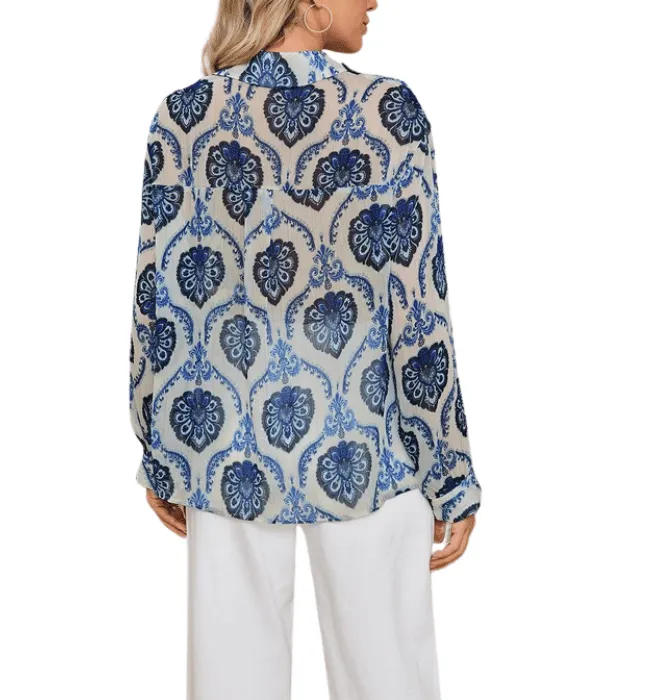 Marena Printed Blouse