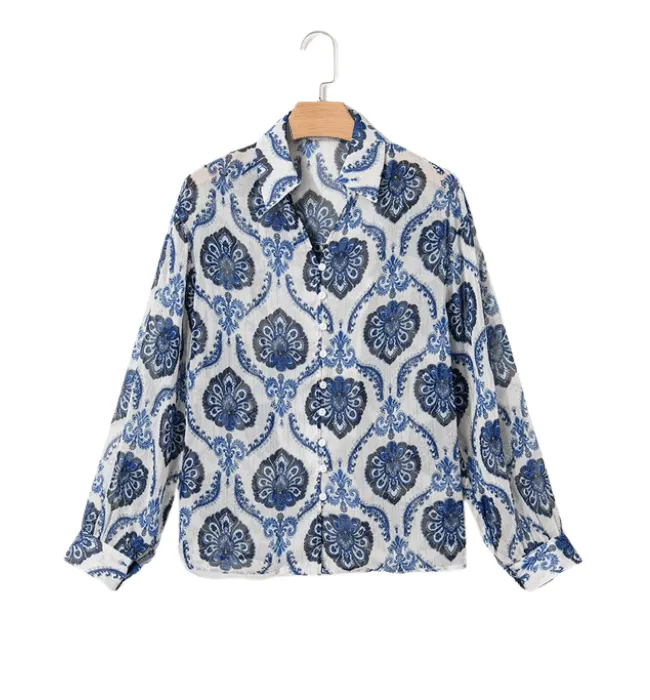 Marena Printed Blouse