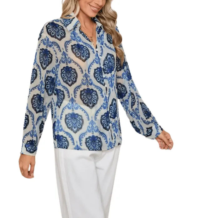 Marena Printed Blouse