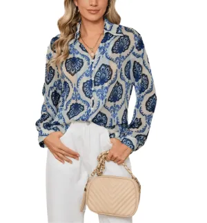 Marena Printed Blouse