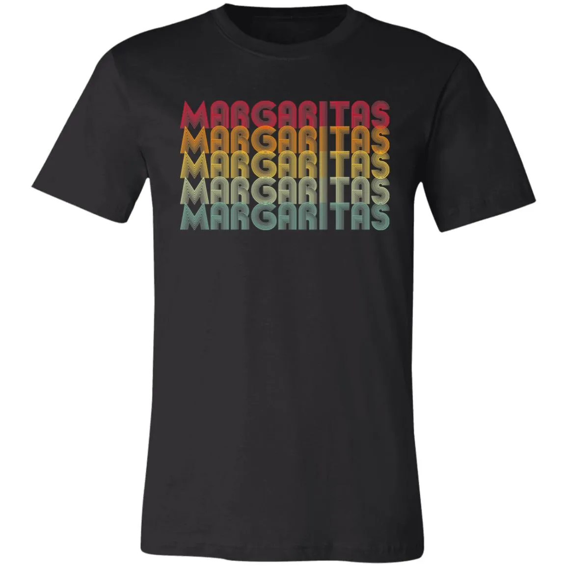 Margaritas - Margaritas - Margaritas... Classic Retro Drinking Partying Unisex Tee