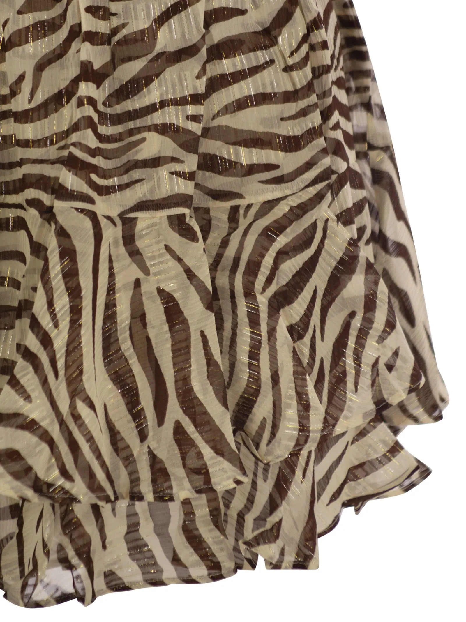 MC2 Saint Barth Eivissa Miniskirt med ruffles