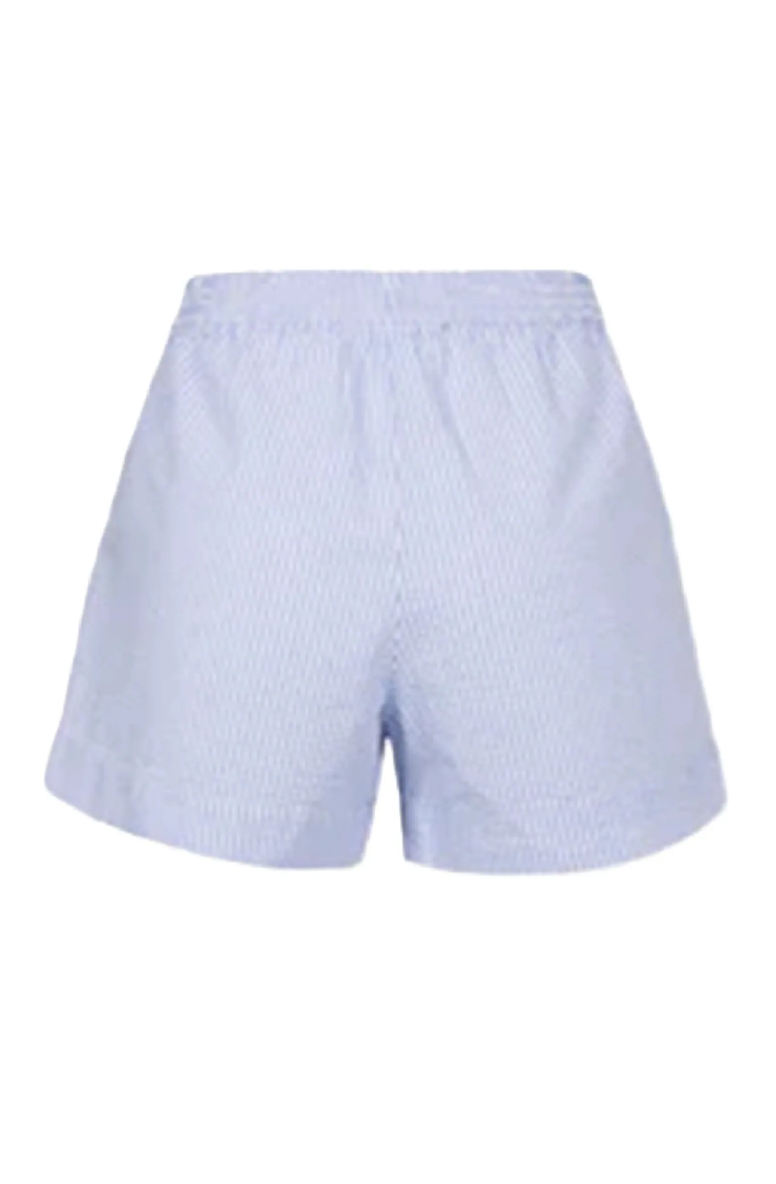 MC2 SAINT BARTH Women Meave Seersucker Striped Pull Up Shorts
