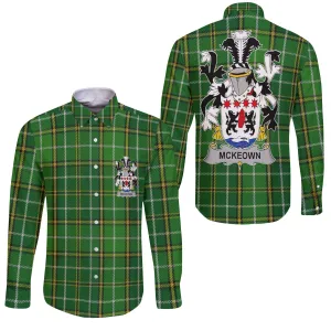 McKeown Long Sleeve Button Shirts Crest And National Plaid Style