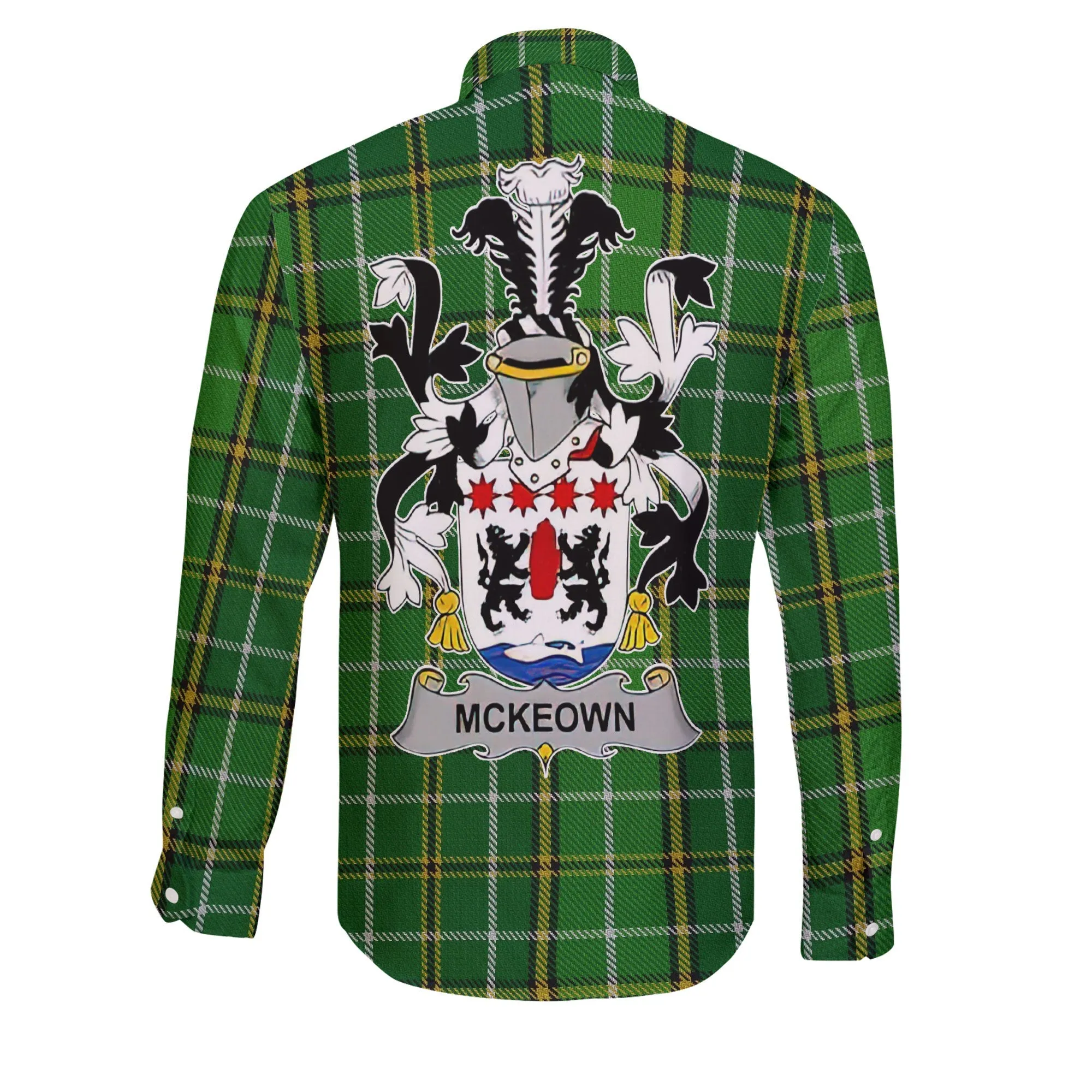 McKeown Long Sleeve Button Shirts Crest And National Plaid Style