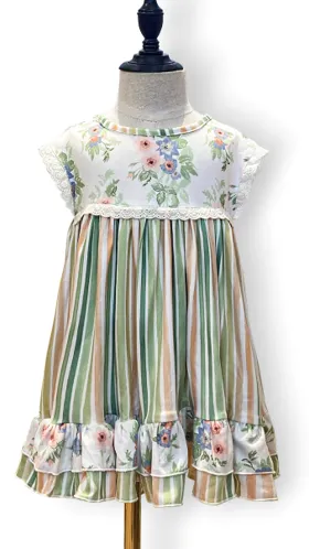 Meadow Stripes Dress – Curated by Kada ❖ [Licensed Collection]