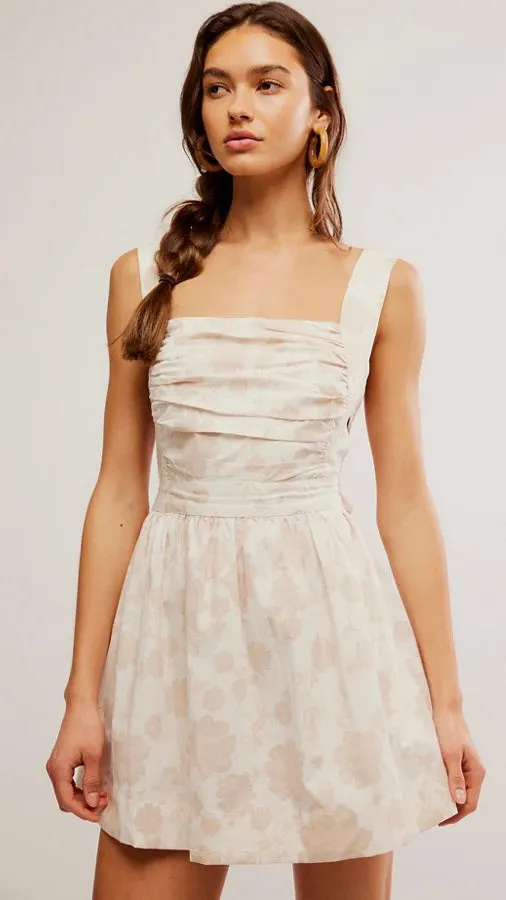 MEET ME IN MAUI PRINTED DRESS