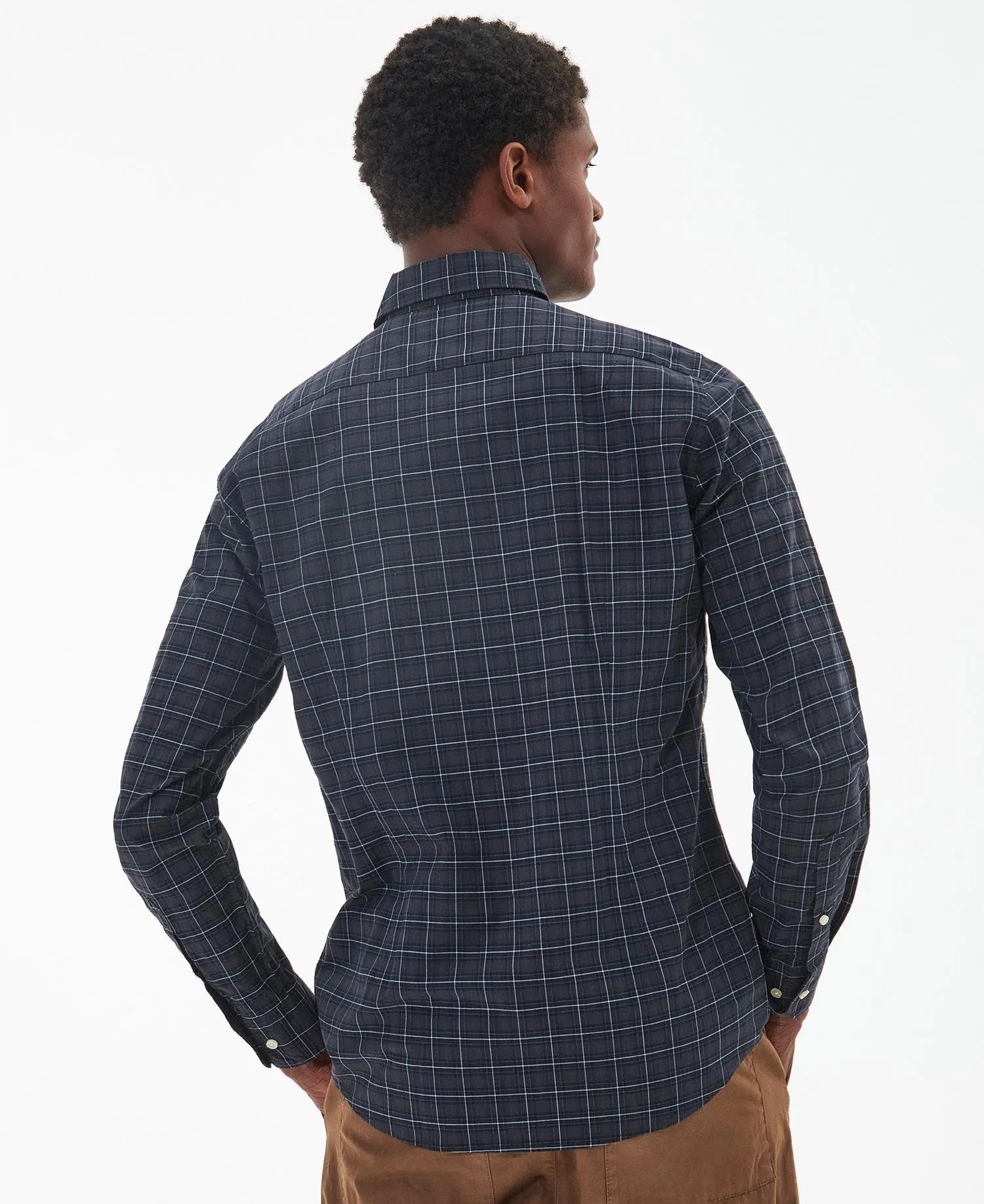 Men's Barbour | Lamond Tailored Shirt | Black Slate
