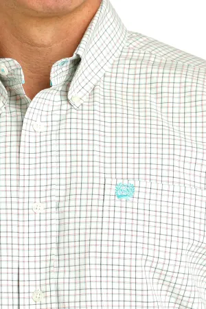 MENS CINCH CREAM PLAID L/S