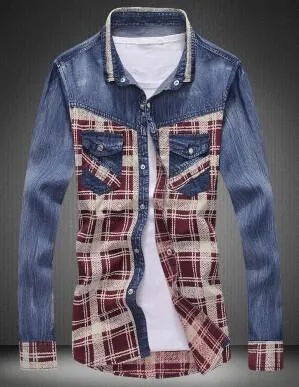 Men's Long Sleeve Fashion Button Up