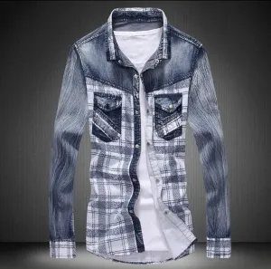 Men's Long Sleeve Fashion Button Up