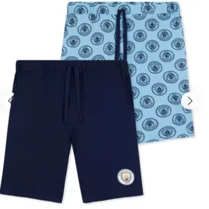 Men's Man City 2 pack shorts (style 11748) Wholesale Pack of 24