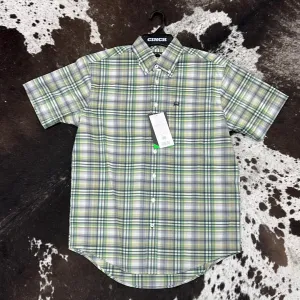 Men’s Plaid Arenaflex Button Up