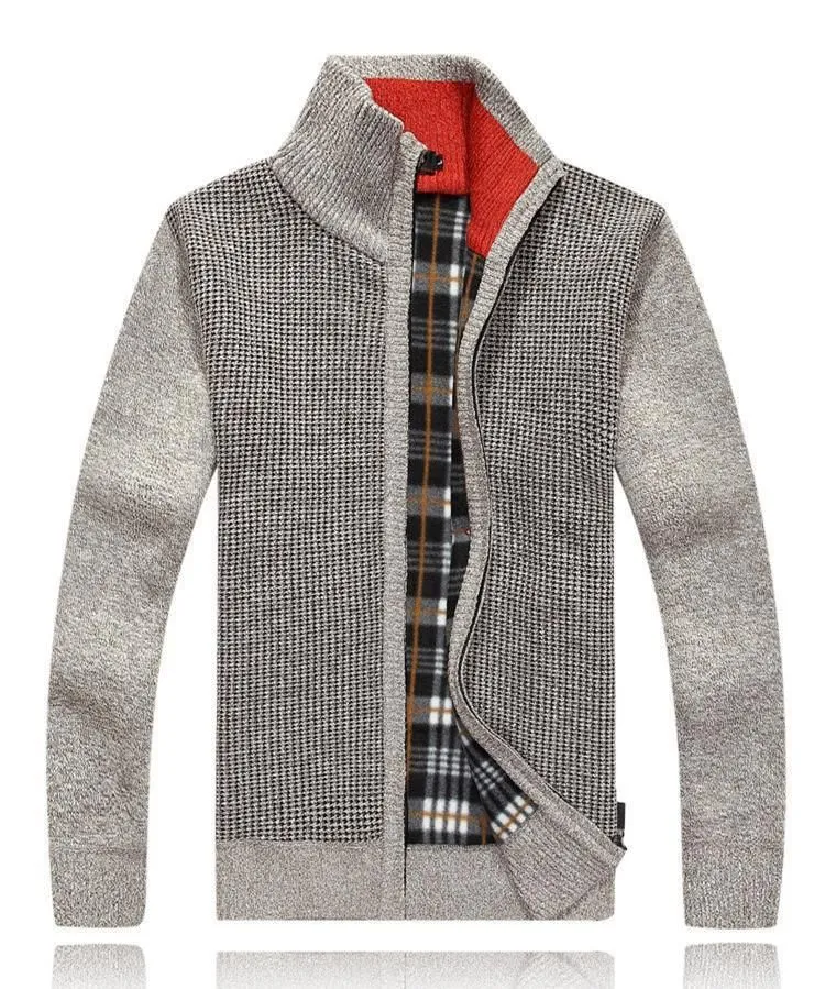Men's Wool Zip Up