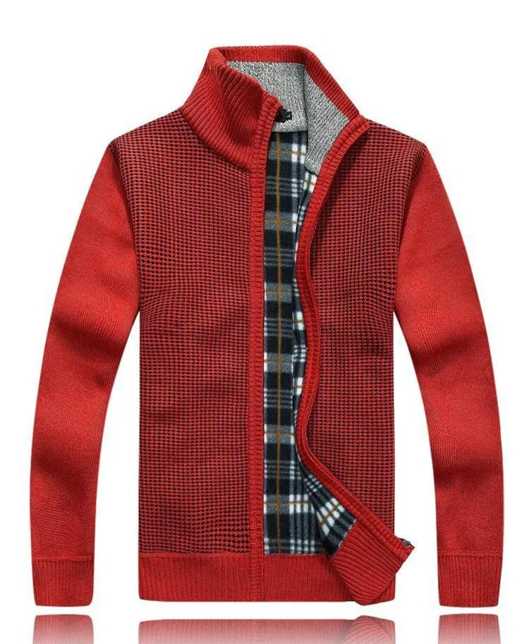 Men's Wool Zip Up