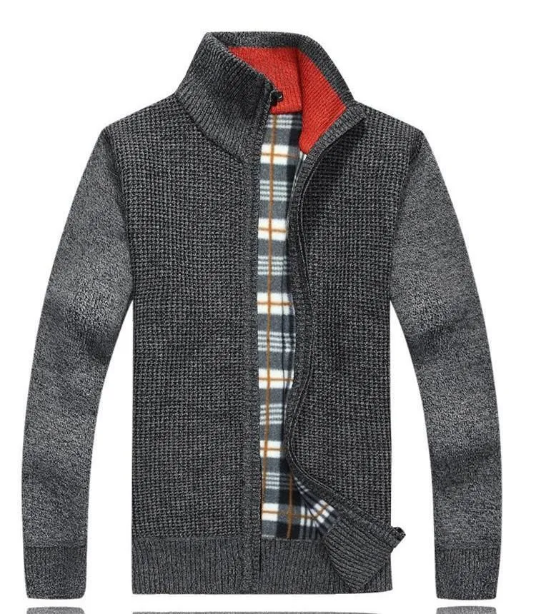 Men's Wool Zip Up