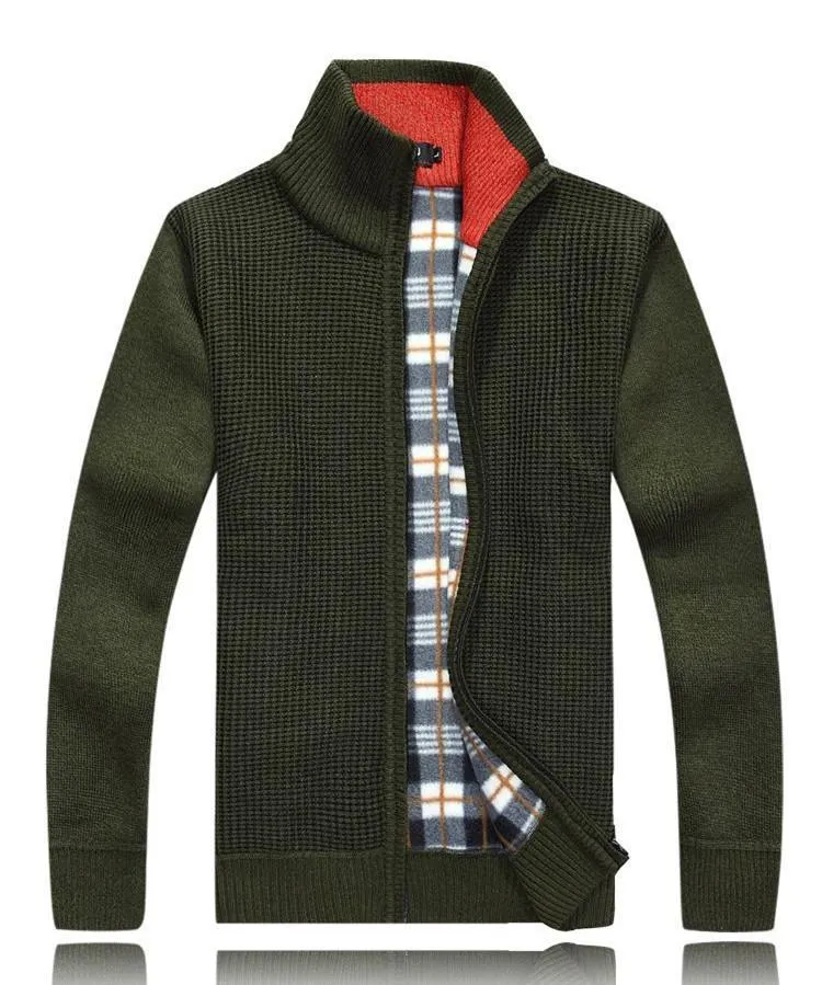 Men's Wool Zip Up