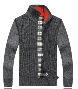Men's Wool Zip Up