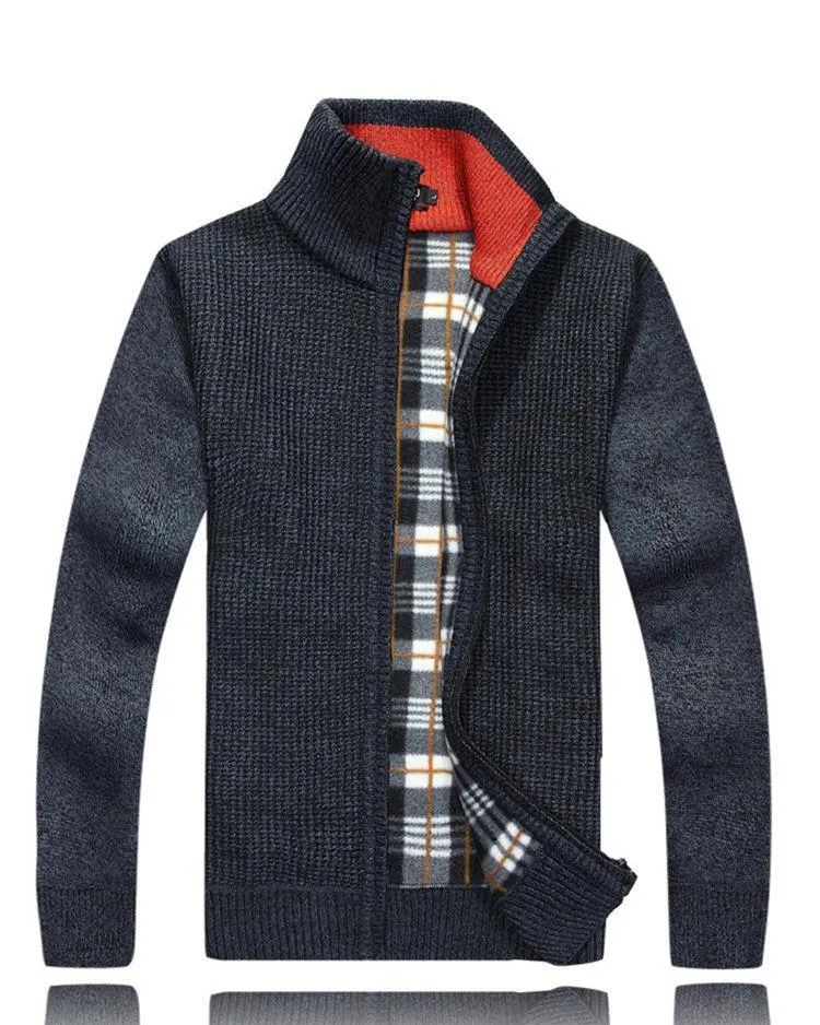 Men's Wool Zip Up