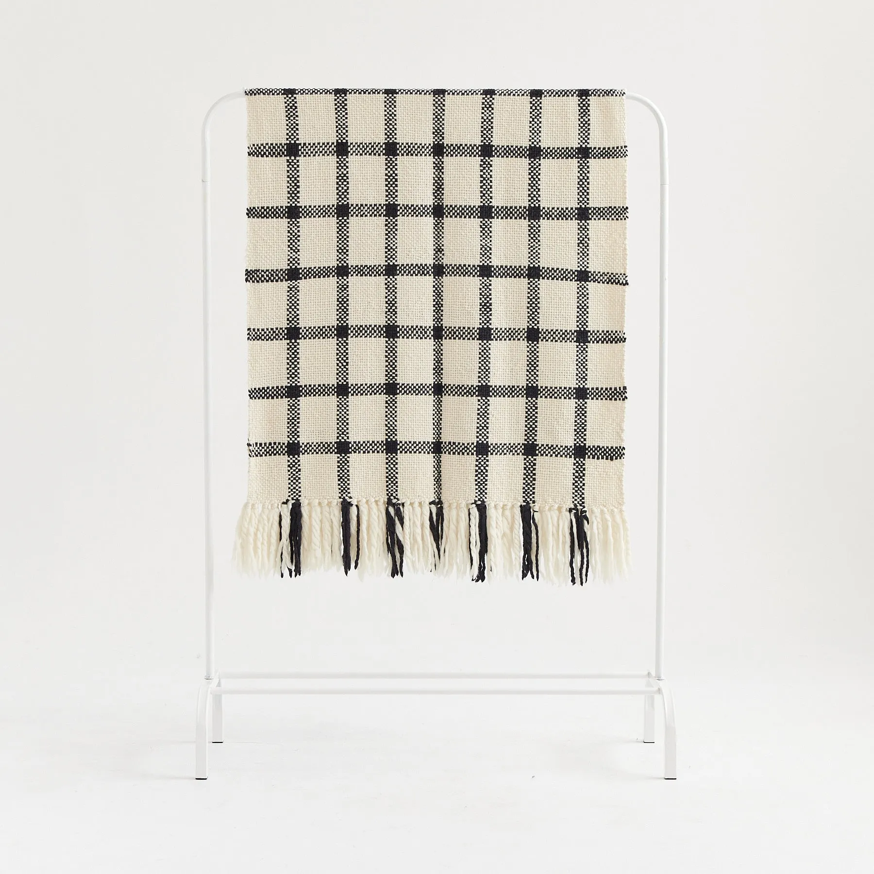 Merino Wool Plaid Blanket - Cozy Sustainable Comfort for Your Home