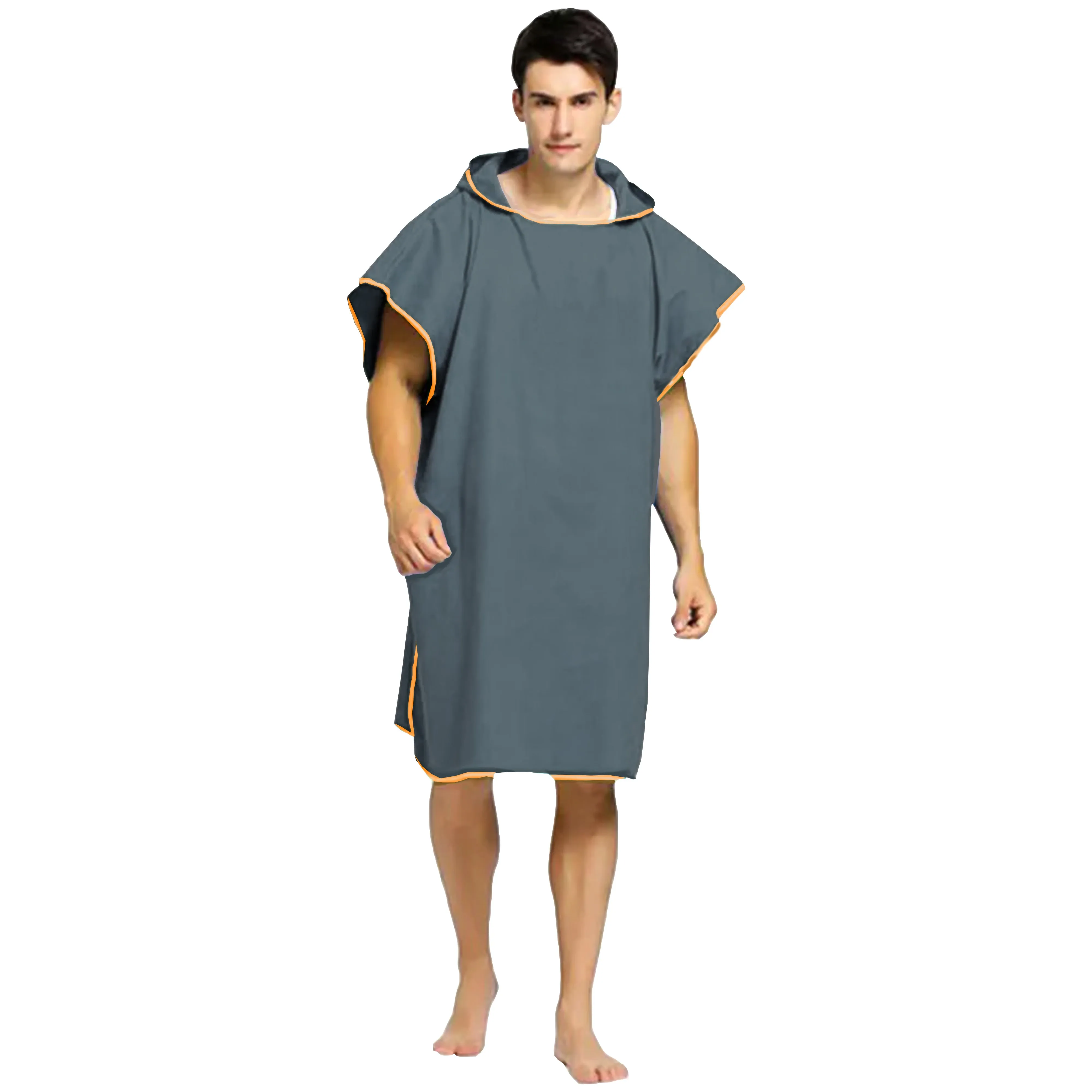Microfibre Changing Robe / Poncho - Black